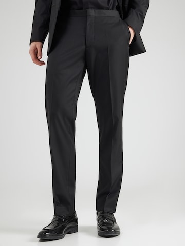 Michael Korsregular Hlače na crtu - crna boja: prednji dio