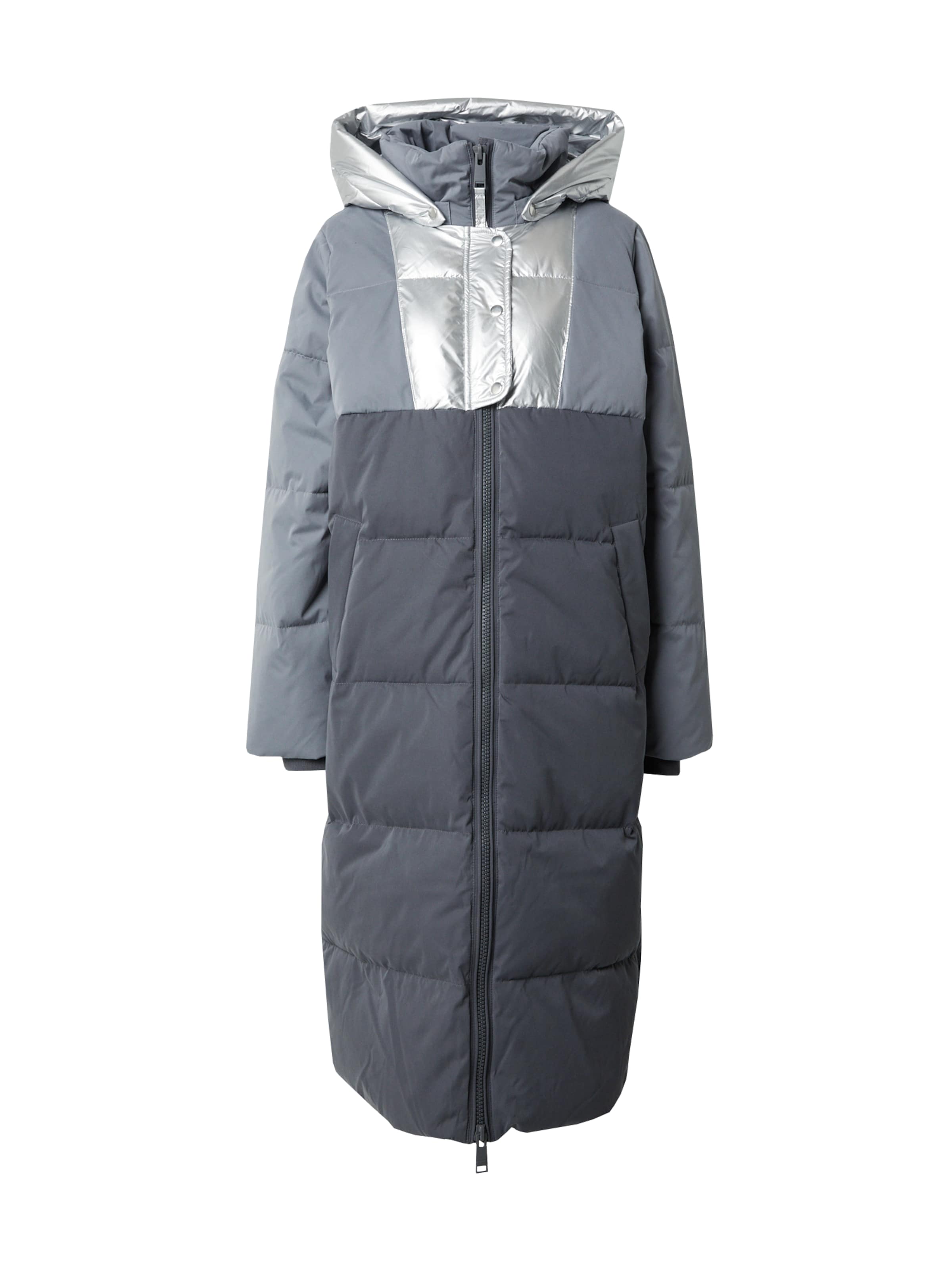 NÜMPH Mantel in Grau: Vorderseite