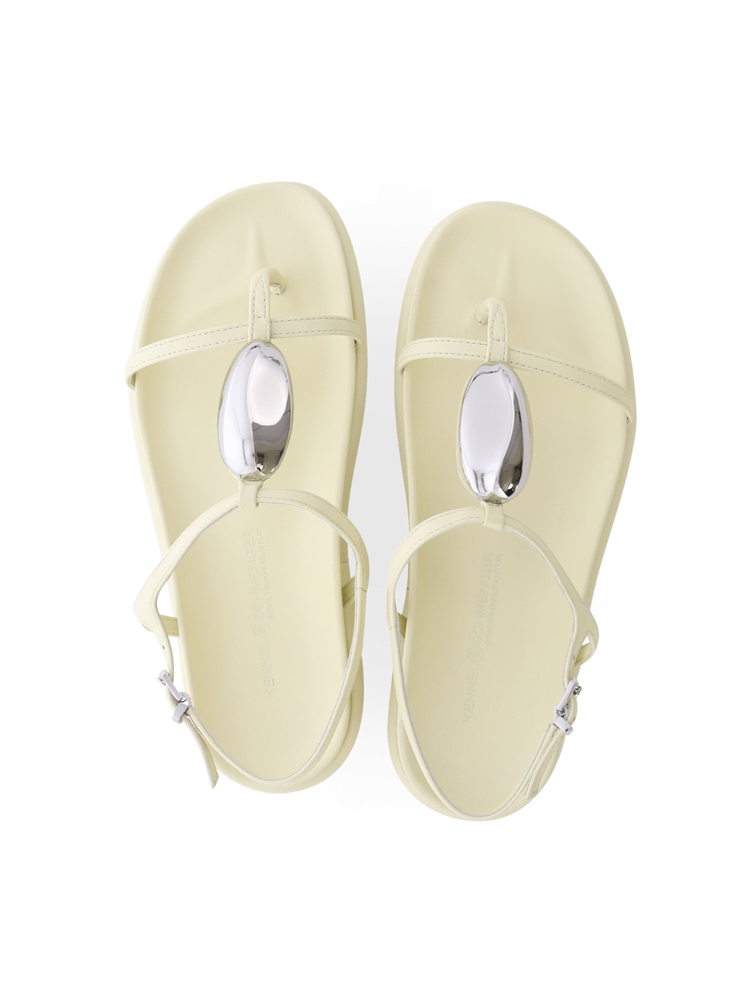 Kennel & Schmenger Sandalen met riem 'AILY' in Geel