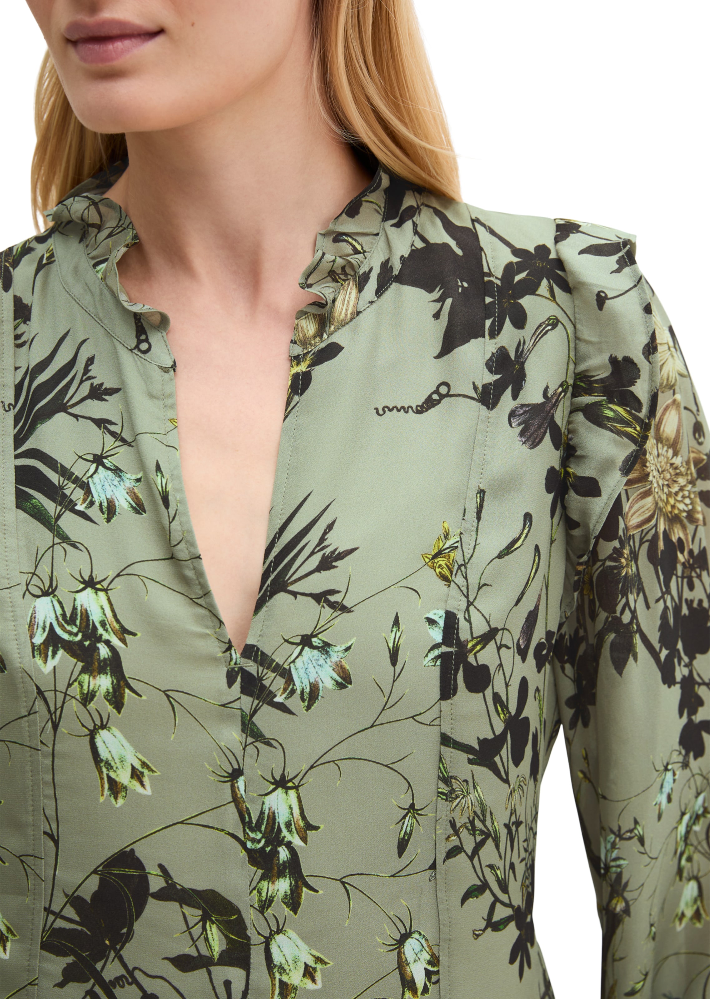 Marc O'Polo Dress in Green: front