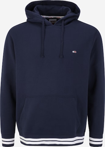 Tommy Jeans Plus Regular Sweatshirt in Blue: front