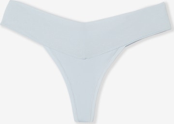 ETAM Thong 'Incandescente' in Blue: front