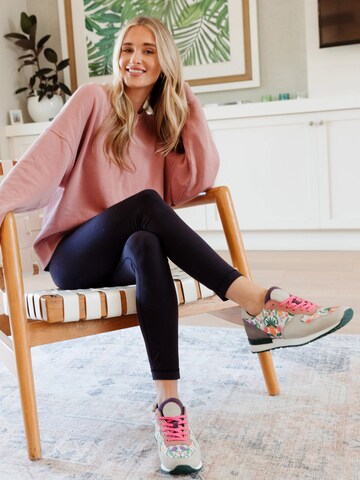 inkkas Sneaker low 'Inkkas Abacaxi Vegan Sneaker – Tropischer Damen-Sneaker aus veganem Material'‌‌‌‌ in Mischfarben: Vorderseite