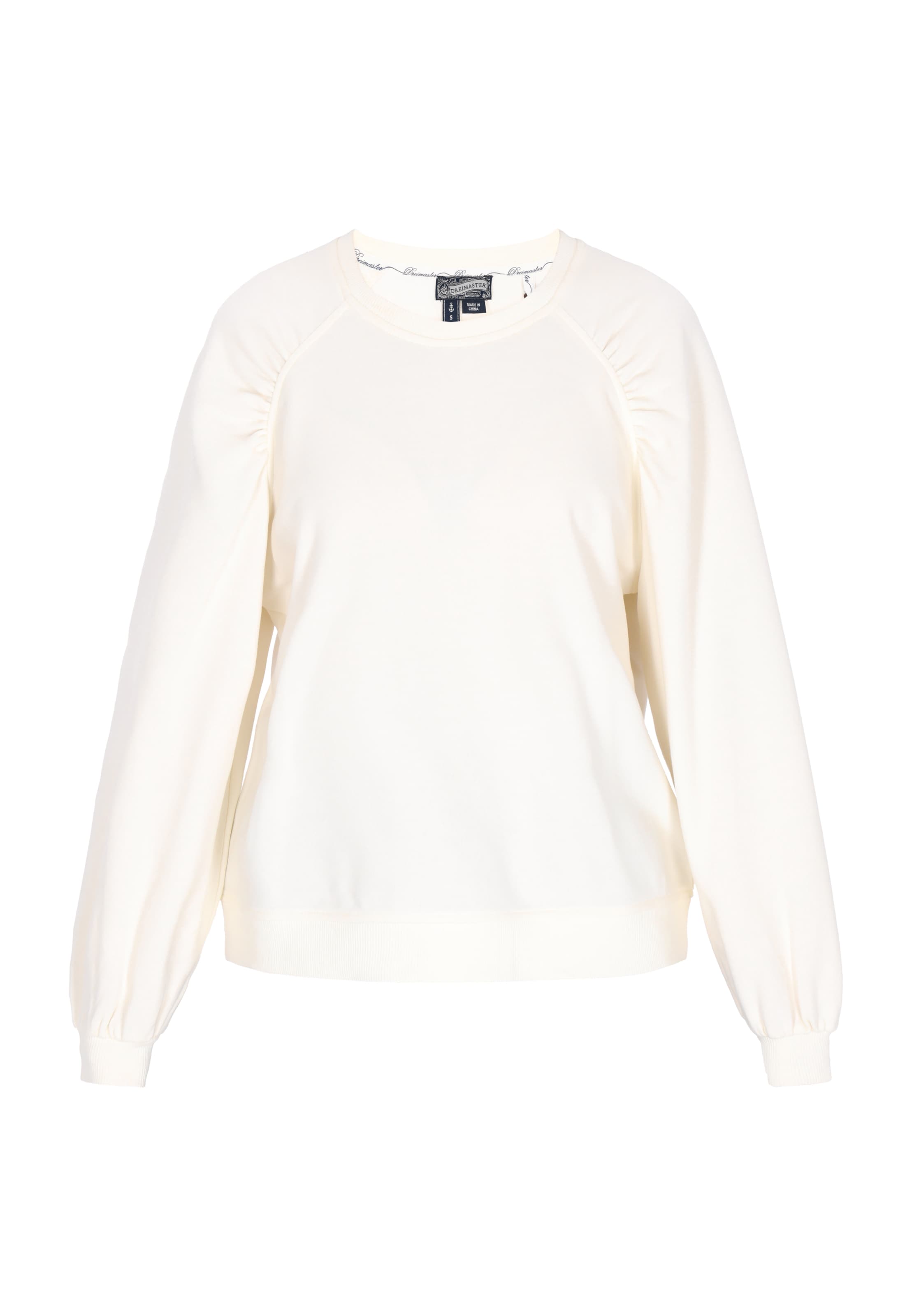 balts DreiMaster Vintage Sportisks džemperis: no priekšpuses