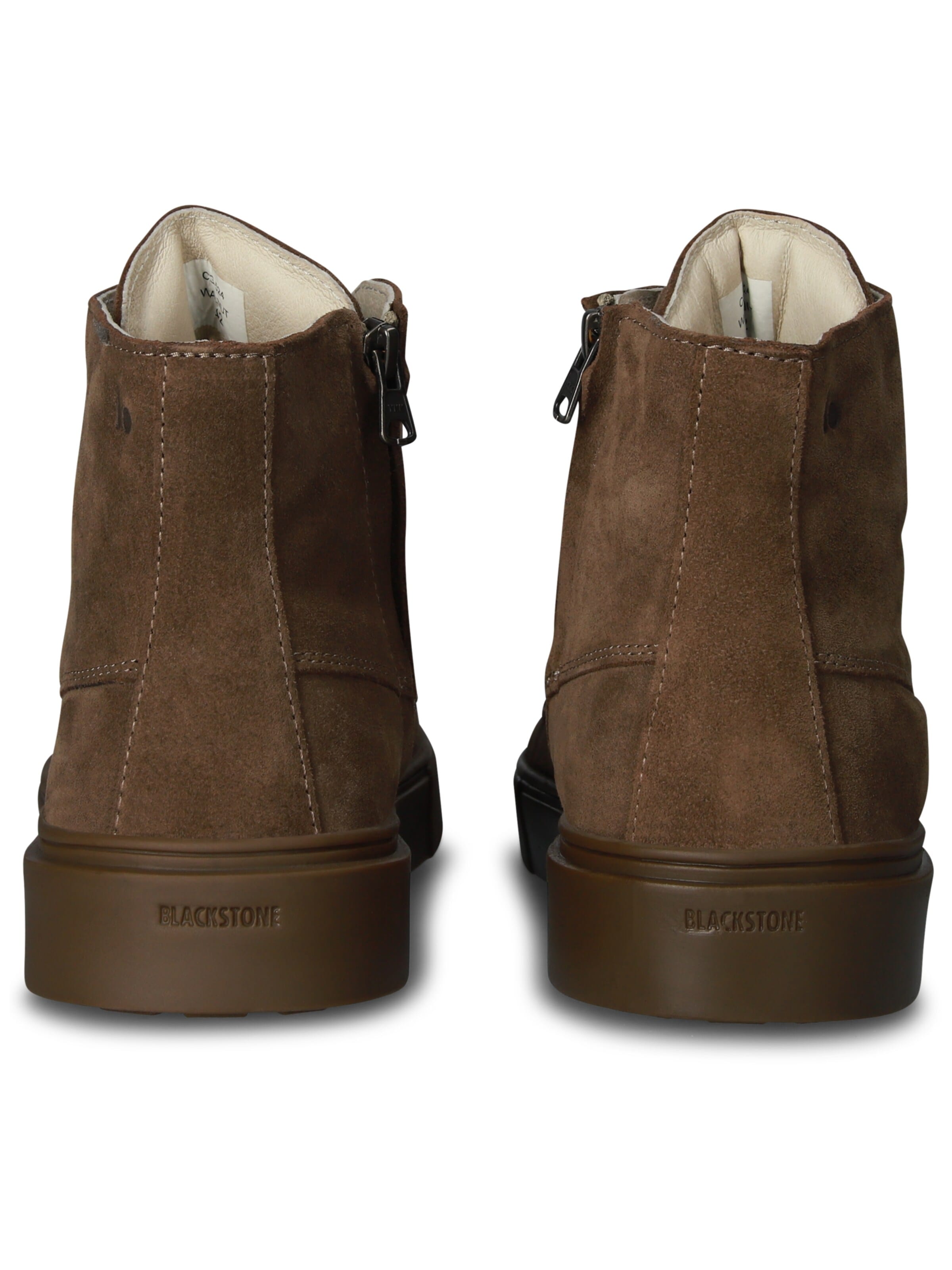 BLACKSTONE - Zapatillas deportivas altas 'RUBY EERO - ZIPPER' en marrón