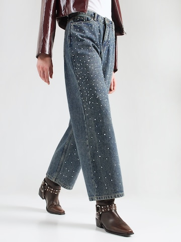 Eight2Nine Szeroka nogawka Jeansy w kolorze niebieski: przód