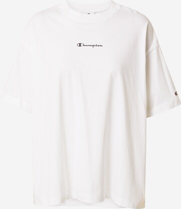 T-shirt Champion Authentic Athletic Apparel en blanc : devant