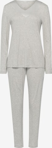 Hanro Pyjama 'Mira' in Grau: predná strana