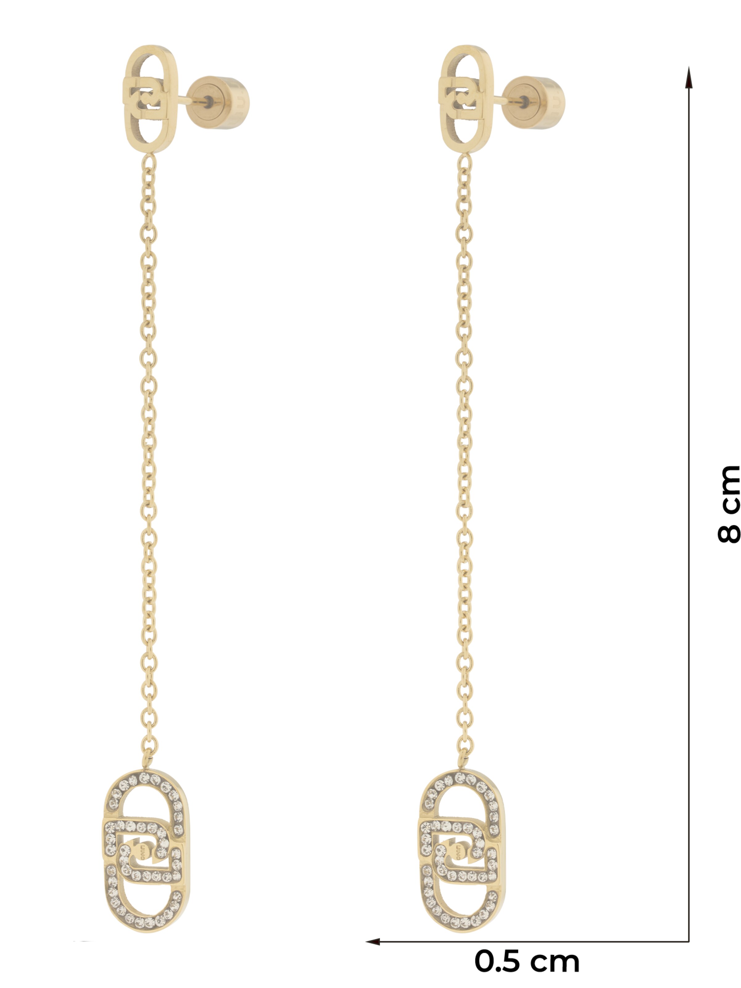 Boucles d'oreilles Liu Jo en or