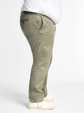 Regular Pantalon chino 'Stretch Chino' Mr Main Man en vert