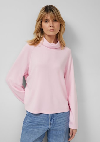 s.Oliver Sweatshirt in Pink: Vorderseite