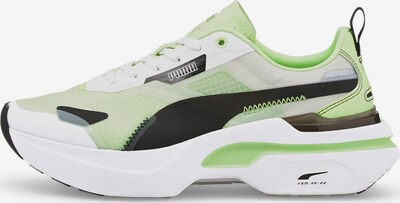 PUMA Sneaker in dunkelgrau / grün / weiß, Produktansicht