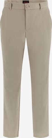 GUESS Slimfit Chino 'Myron' in Bruin: voorkant