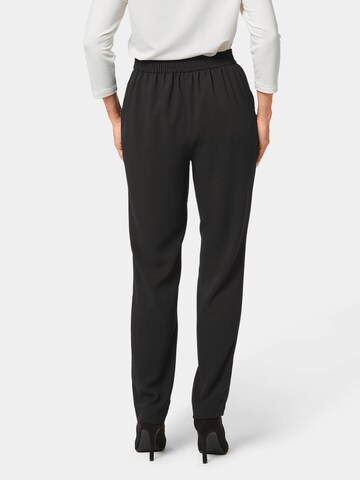 Coupe slim Pantalon 'Martha' Goldner en noir