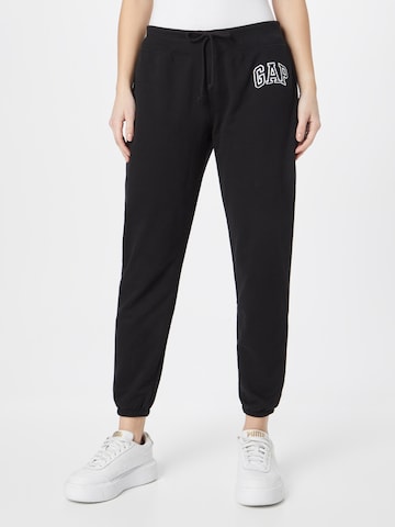 Gap Tall Tapered Joggingshose in Schwarz: predná strana