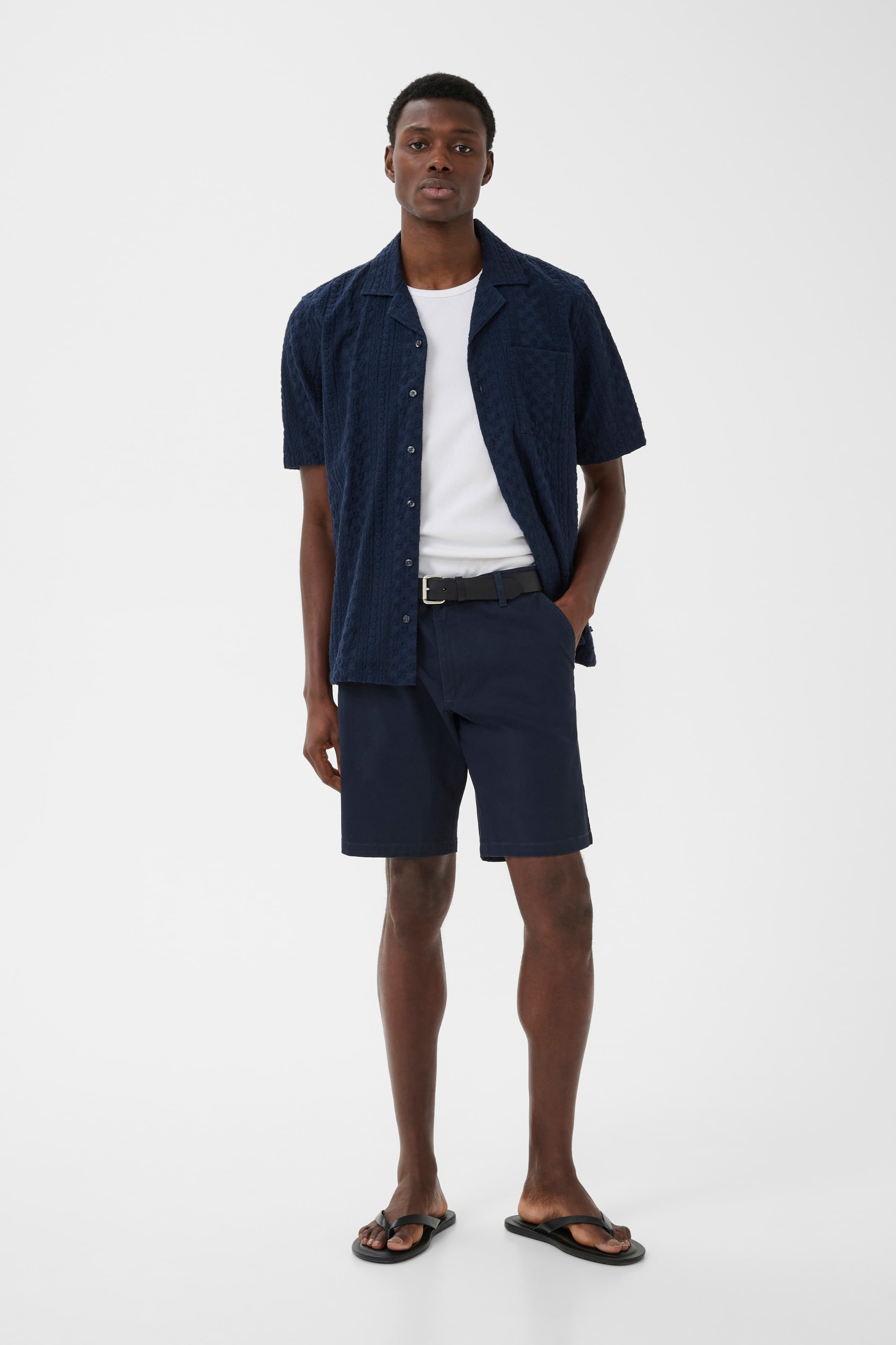 Regular Pantalon 'Thomas' Matinique en bleu