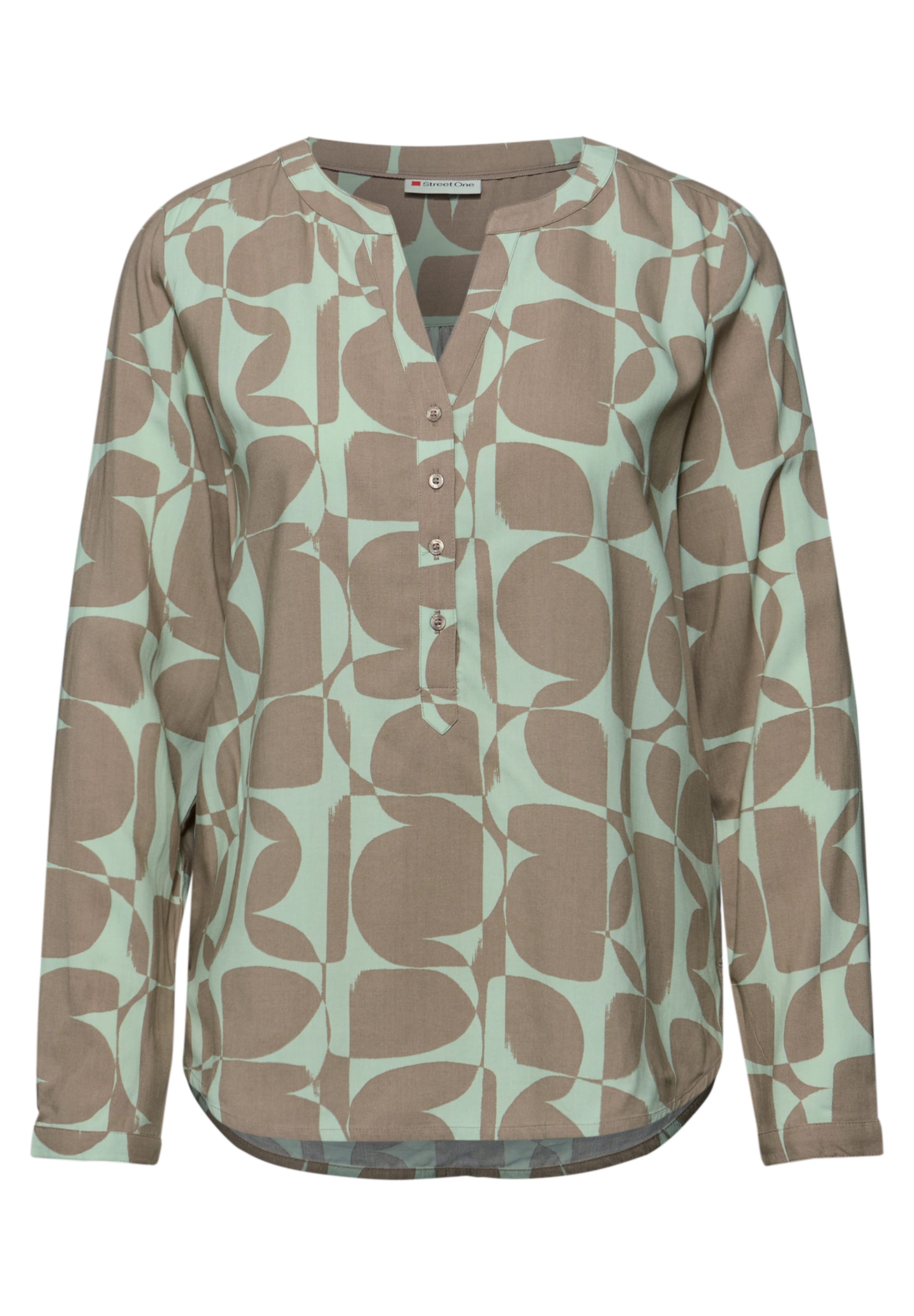 STREET ONE Blouse in Green: front