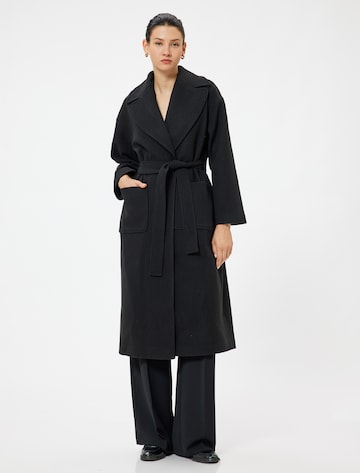 Koton Übergangsmantel in Schwarz: Vorderseite