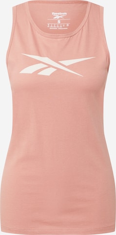 Reebok Sporttop in Oranje: voorkant