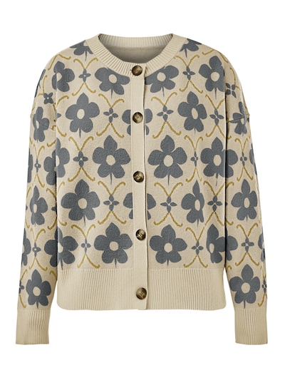 Imily Bela Cardigan en S en beige / gris, Vue avec produit