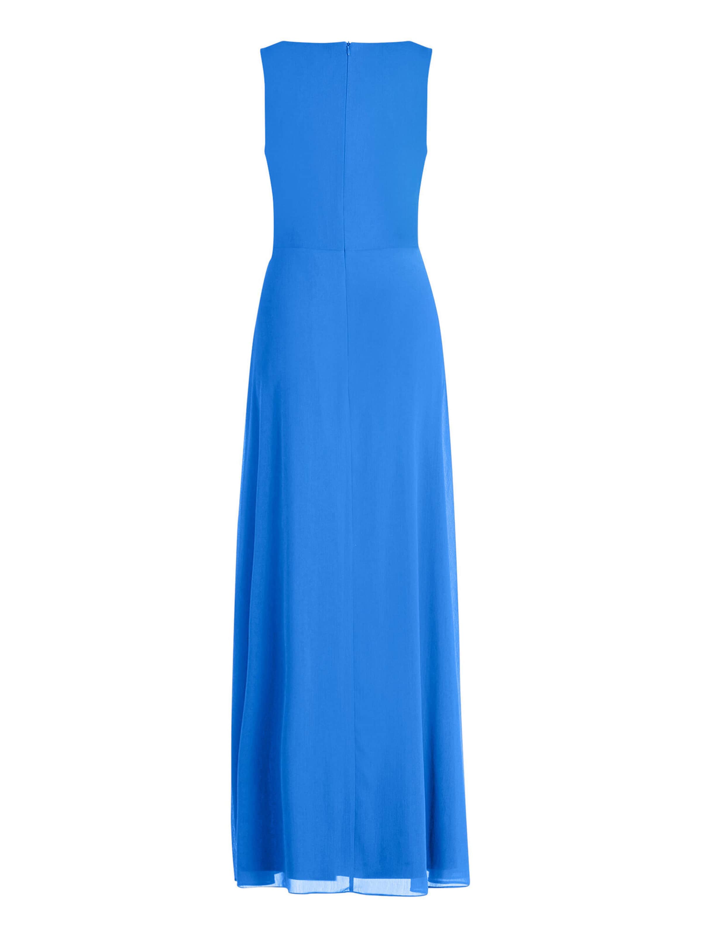 Vera Mont Abendkleid mit Volant in Blau