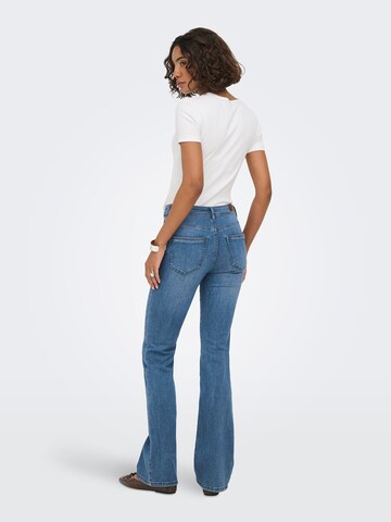 Flared Jeans 'ONLWAUW' di ONLY in blu