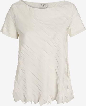 TATUUM - Blusa 'NAKO' en blanco: frente