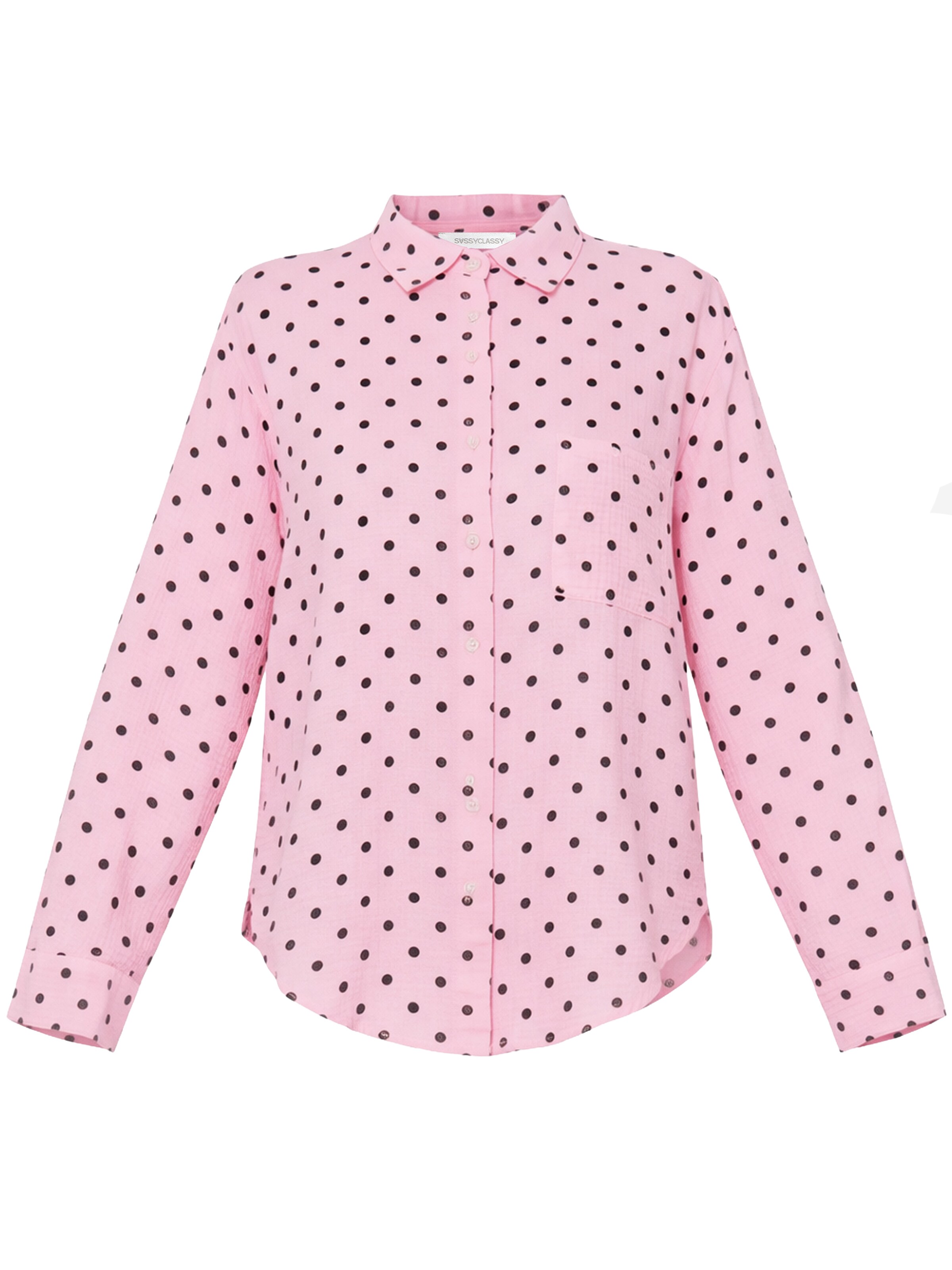 SASSYCLASSY Bluse‌‌‌‌‌‌‌ in Pink: Vorderseite