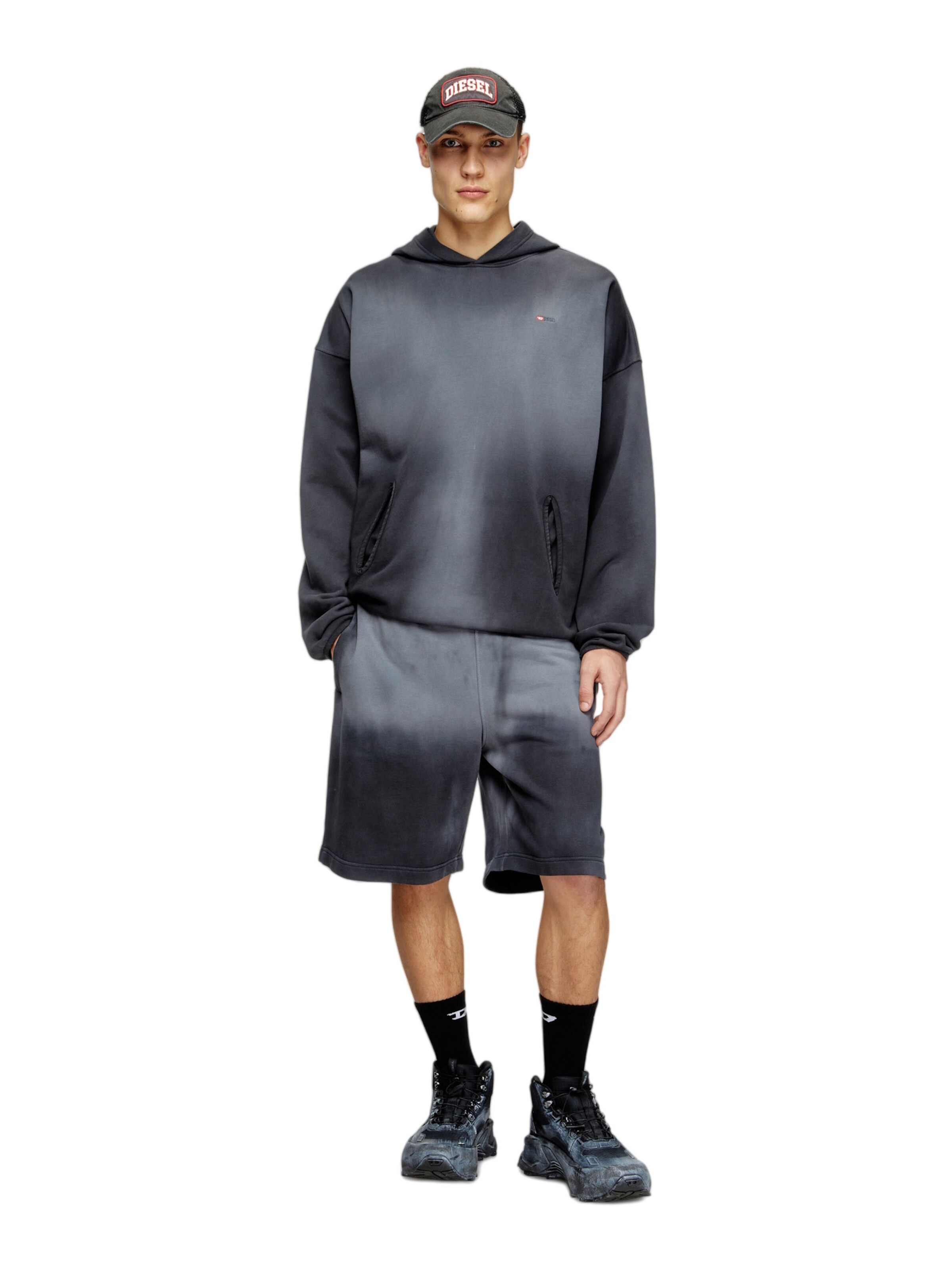 DIESEL Pullover 'S-EE-T1' i sort