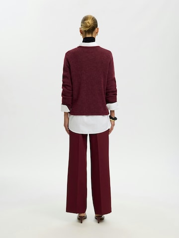 Pullover 'SLWLULU' di SELECTED in rosso