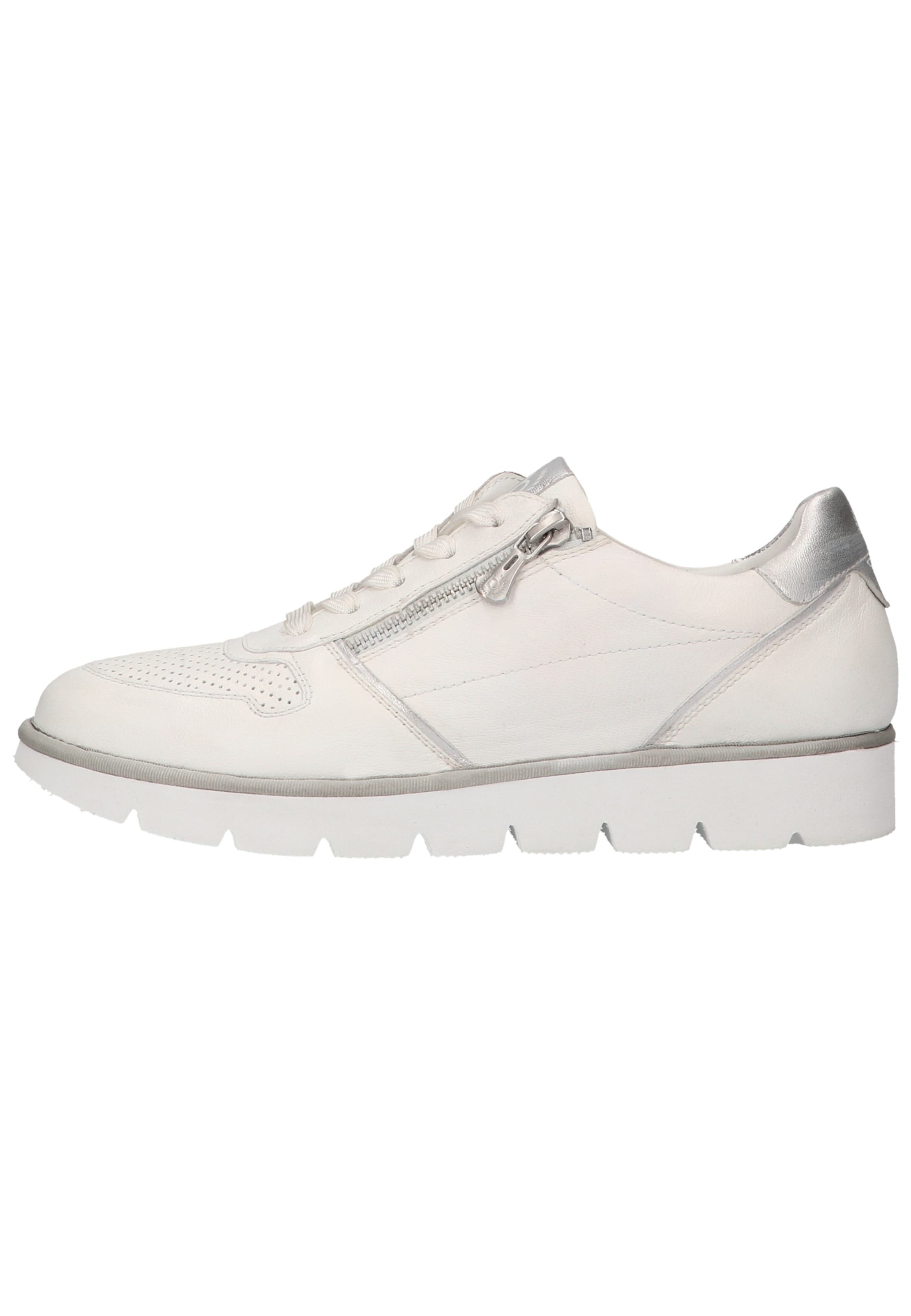 Sneaker bassa di bugatti in bianco: frontale