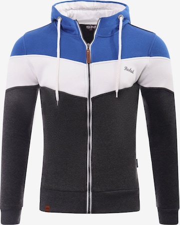 Reslad Zip-Up Hoodie 'Sweatjacke Zipper 3-Colors' in Blue: front