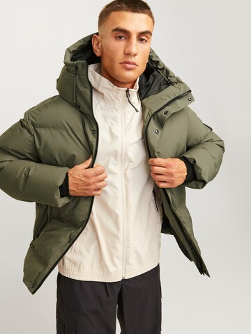 Veste d’hiver 'JCOAlpha' JACK & JONES en vert