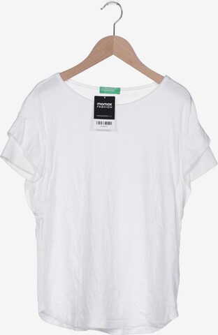 UNITED COLORS OF BENETTON Top & Shirt in S in White: front