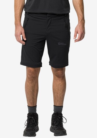 JACK WOLFSKIN Regular Outdoorhose in Schwarz