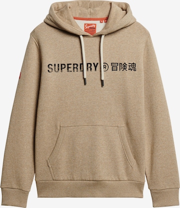 Superdry Sweatshirt in Beige: voorkant