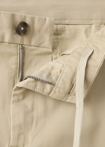 MANGO MAN Slim fit Pants 'Prato' in Beige