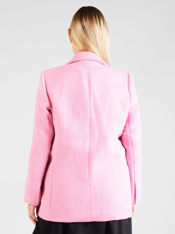 ONLY Carmakoma - Blazer 'NUAN' em rosa