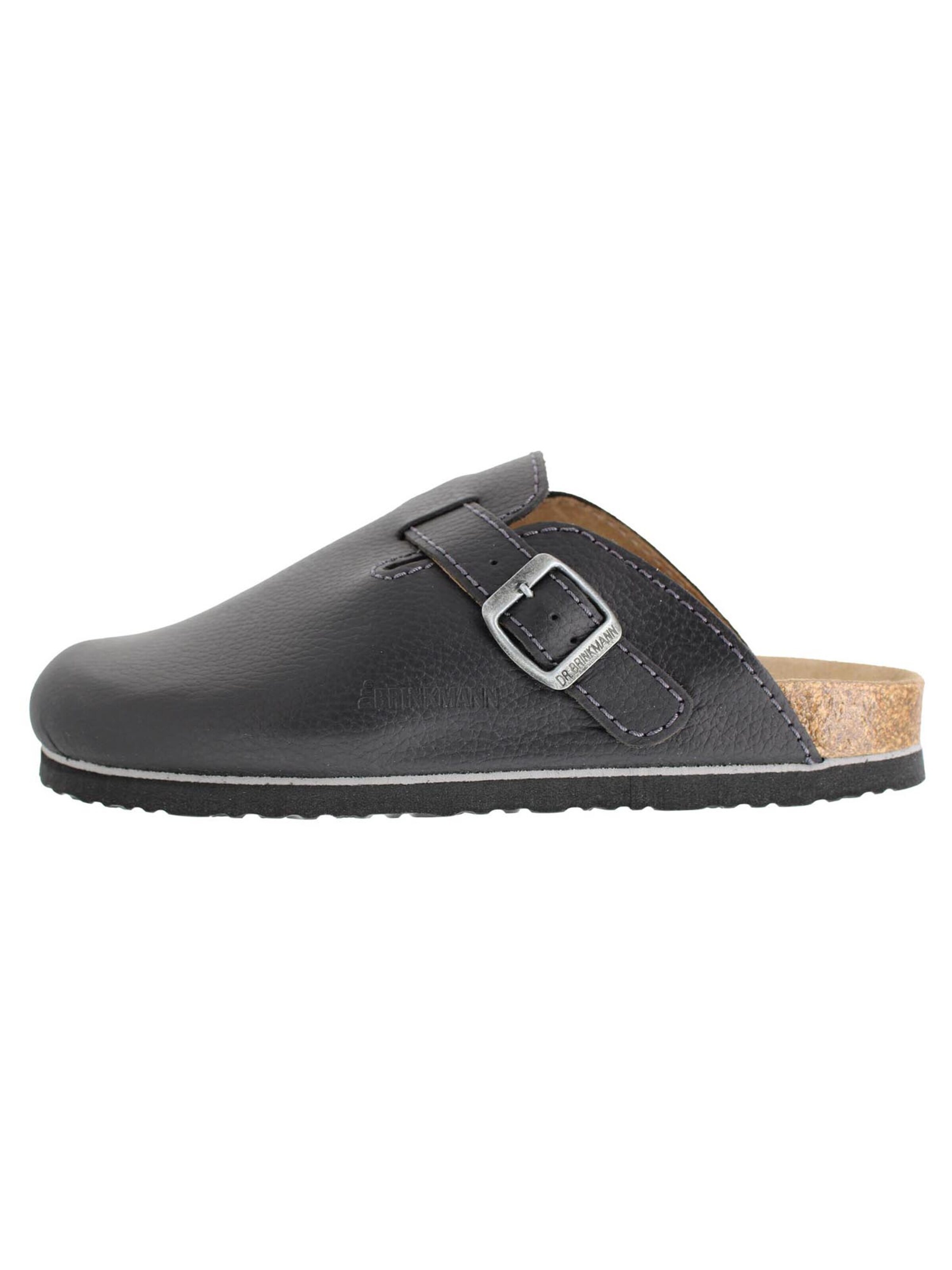 DR. BRINKMANN Clogs 'Nerpio' in Black: front
