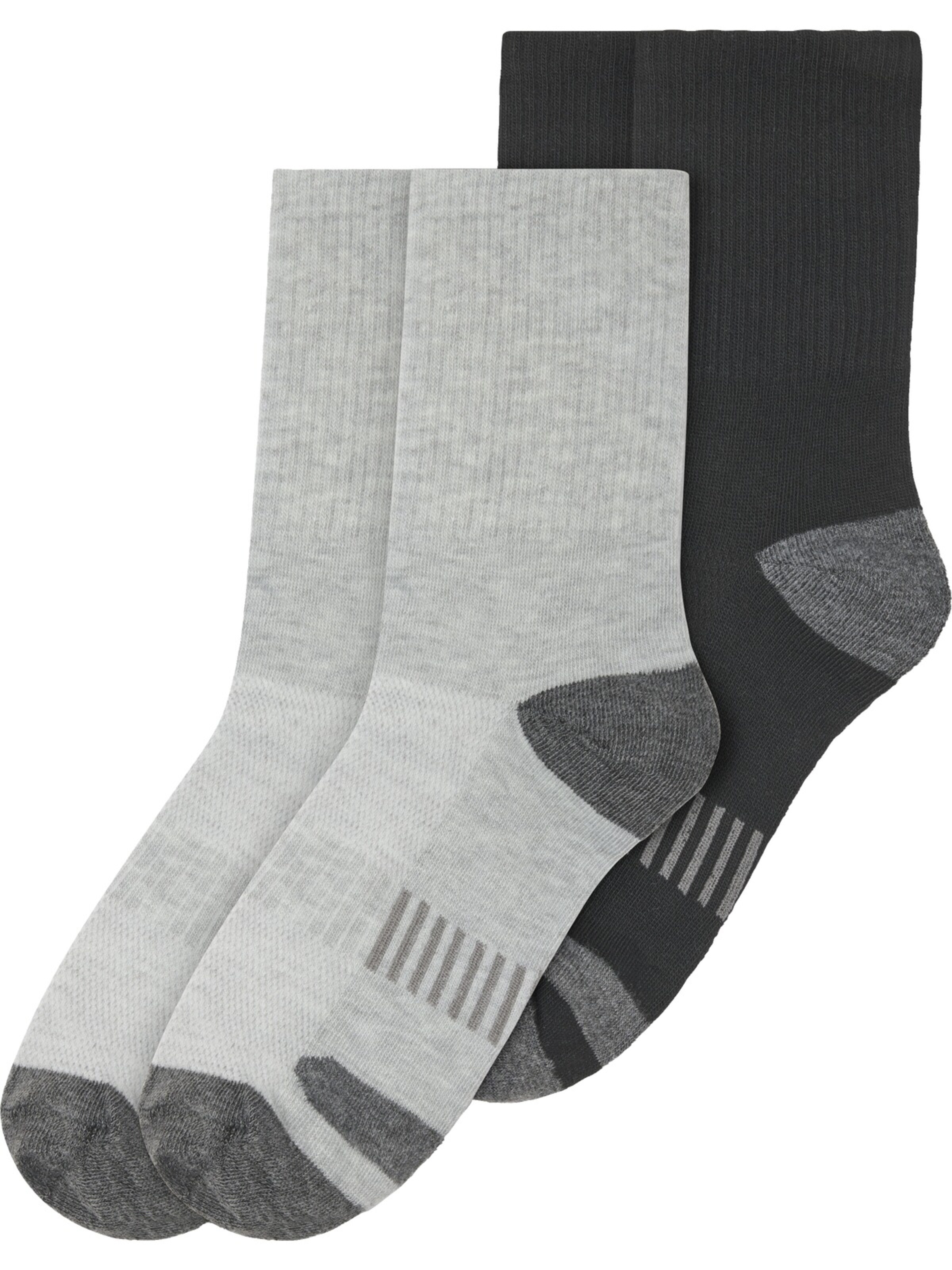 Jan Vanderstorm Socks 'Jallu' in Grey: front