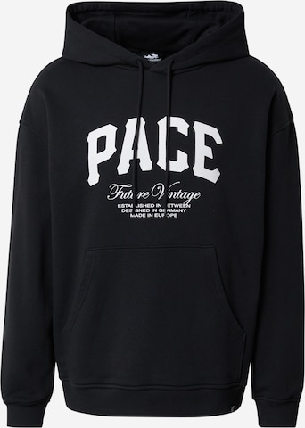 Pacemaker Hoodie 'Cem' (GOTS) in Schwarz: predná strana