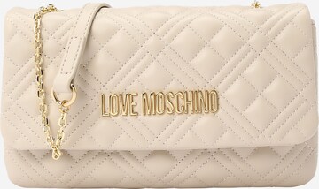 Love Moschino Clutch 'Smart Daily' in Beige: front