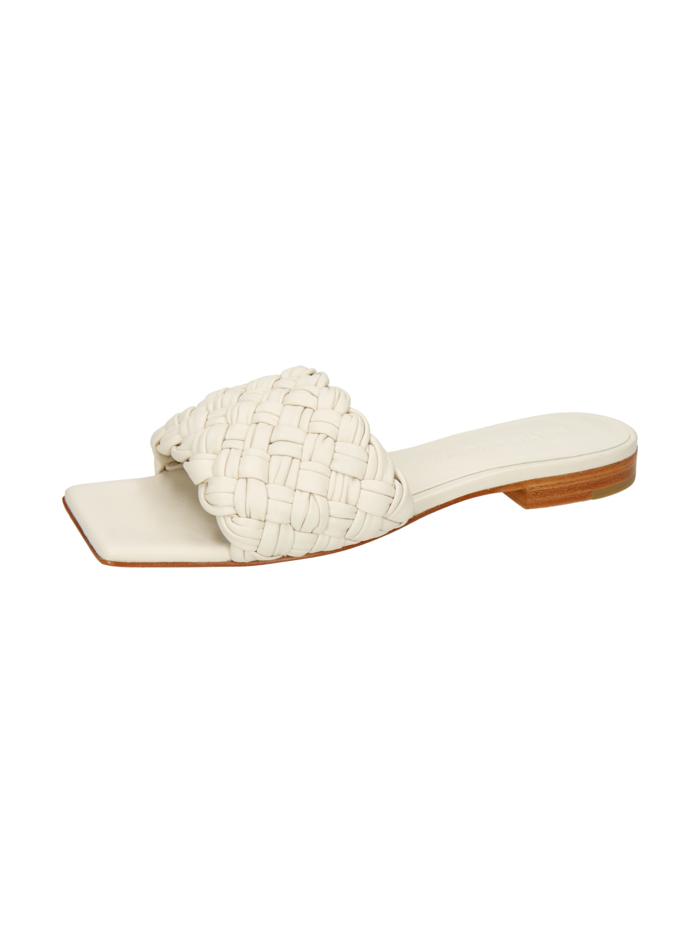 MELVIN & HAMILTON Mules 'Eglantine 1' in White: front