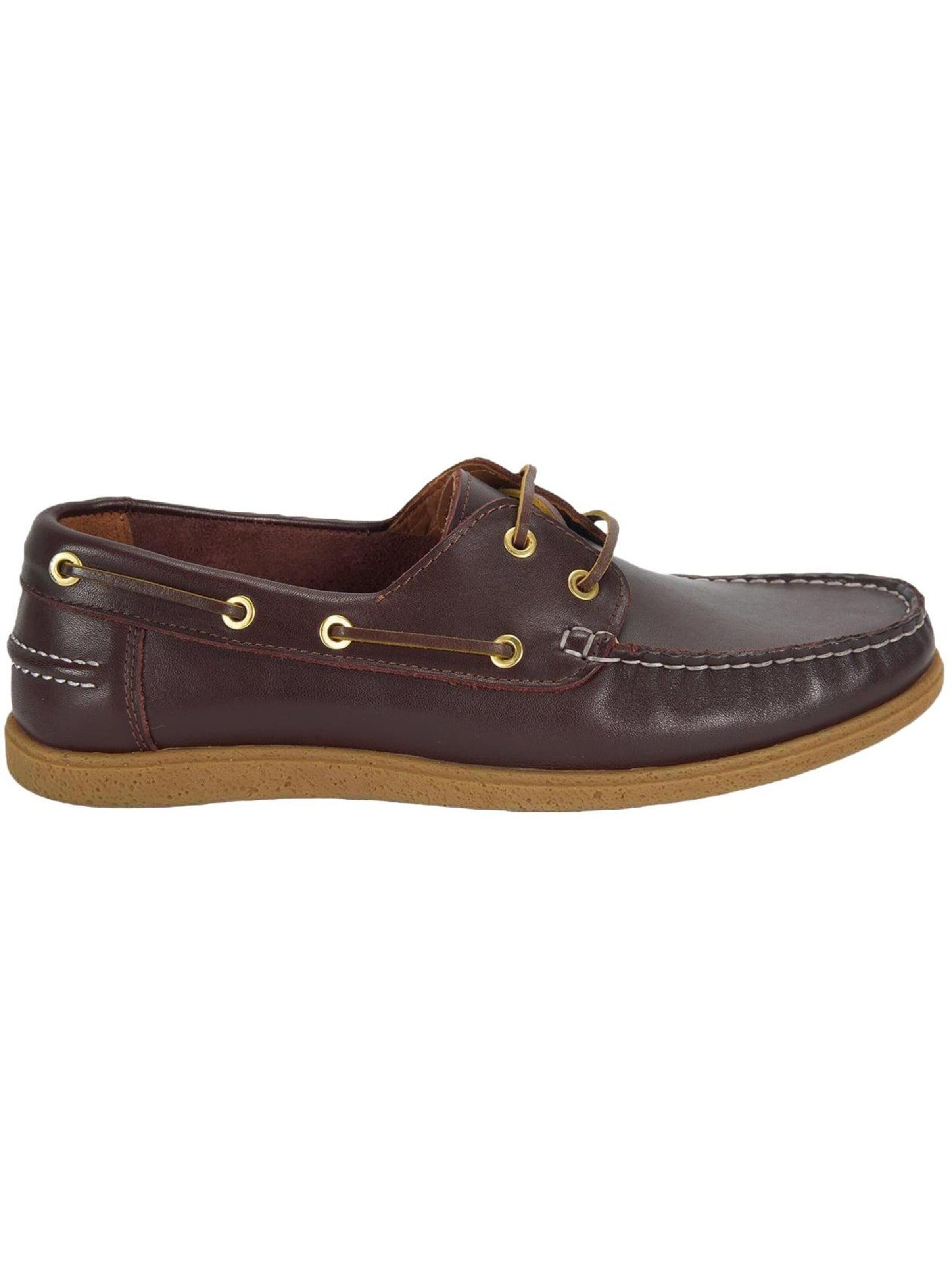 Desa Slipper 'Beleg'‌‌‌‌ in Braun: Vorderseite