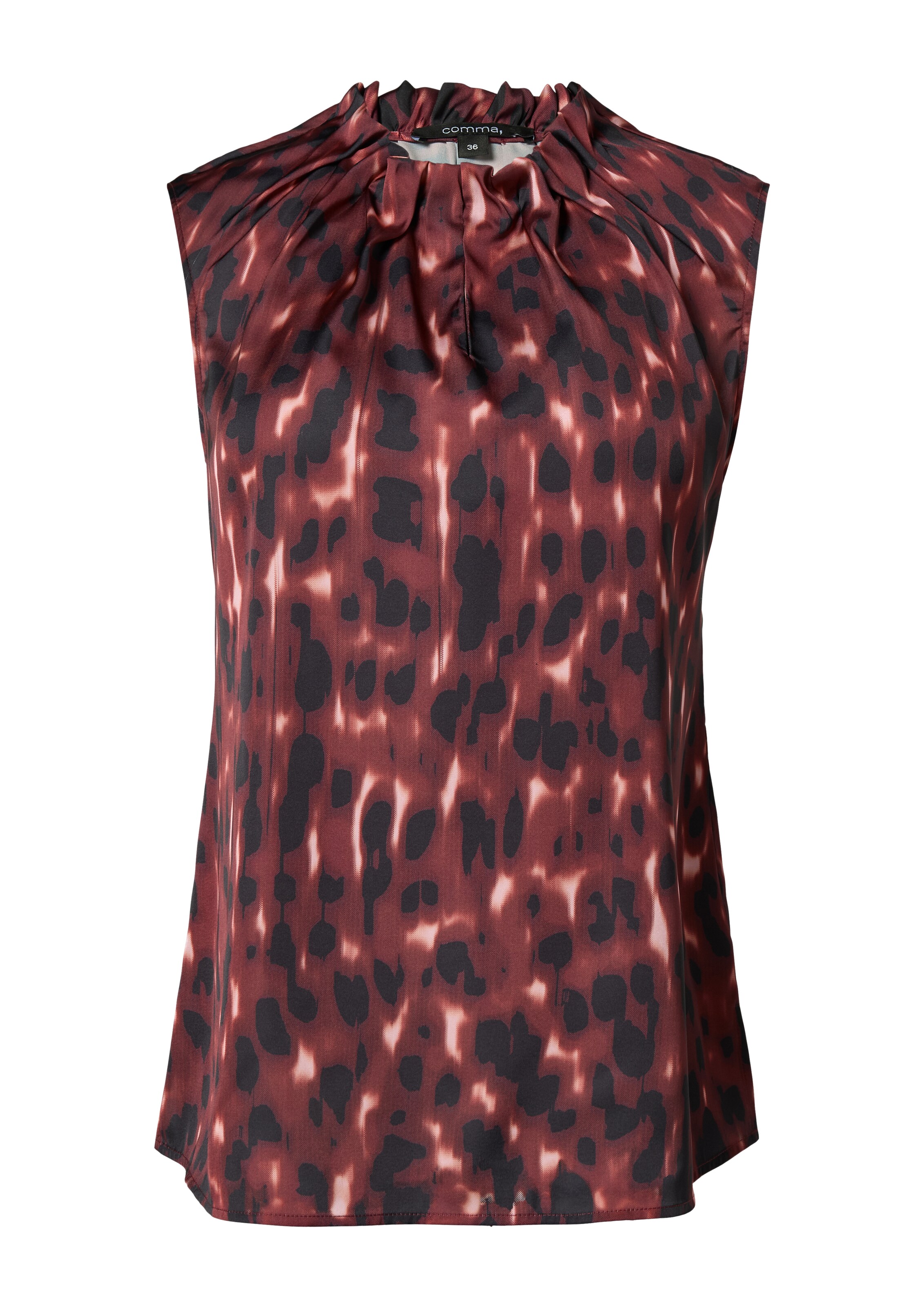 COMMA Bluse in Rot: Vorderseite