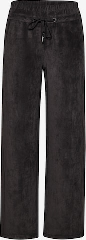 STREET ONE Loosefit Mid Waist Straight Leg Cordhose in Unifarbe in Braun: Vorderseite