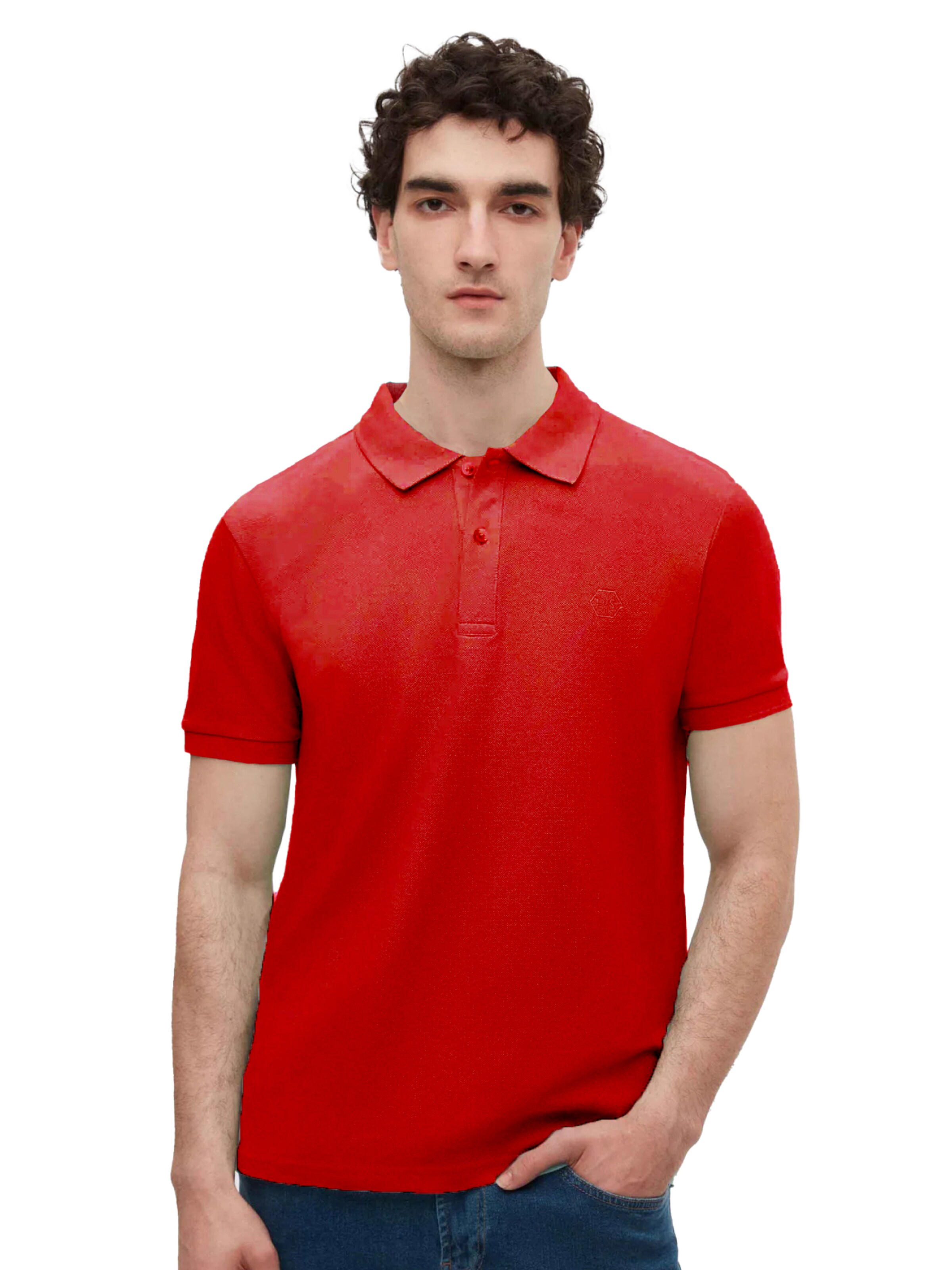 D’S Damat Shirt in Red: front