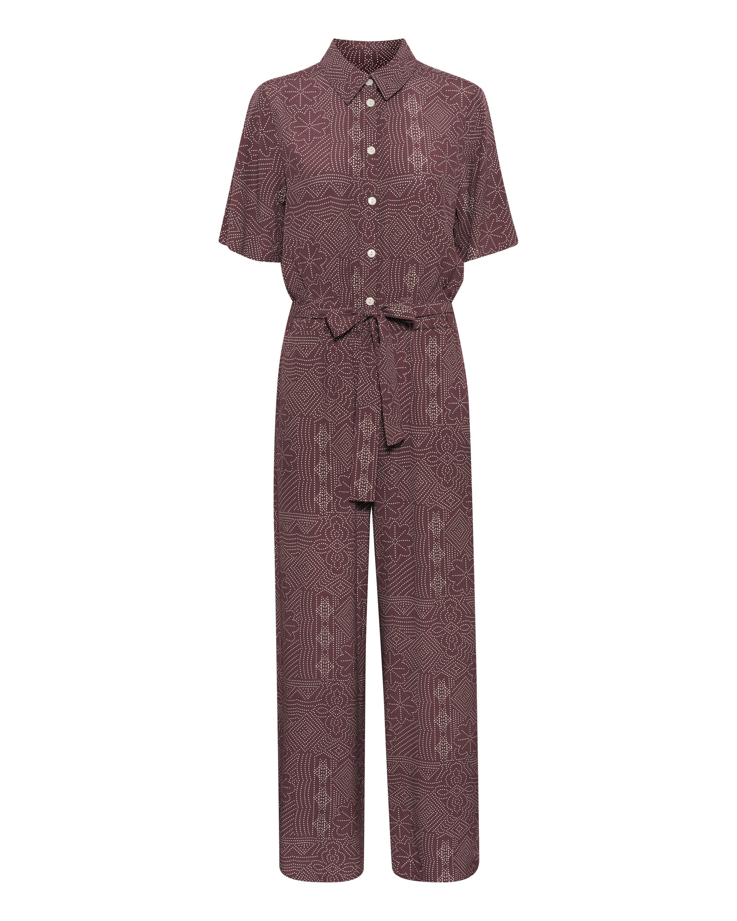 Part Two Jumpsuit 'Tilla' in Rot: Vorderseite