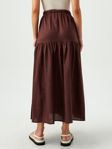 St MRLO Skirt 'INDIANA' in Brown: back