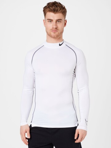 NIKE Performance shirt in White: front